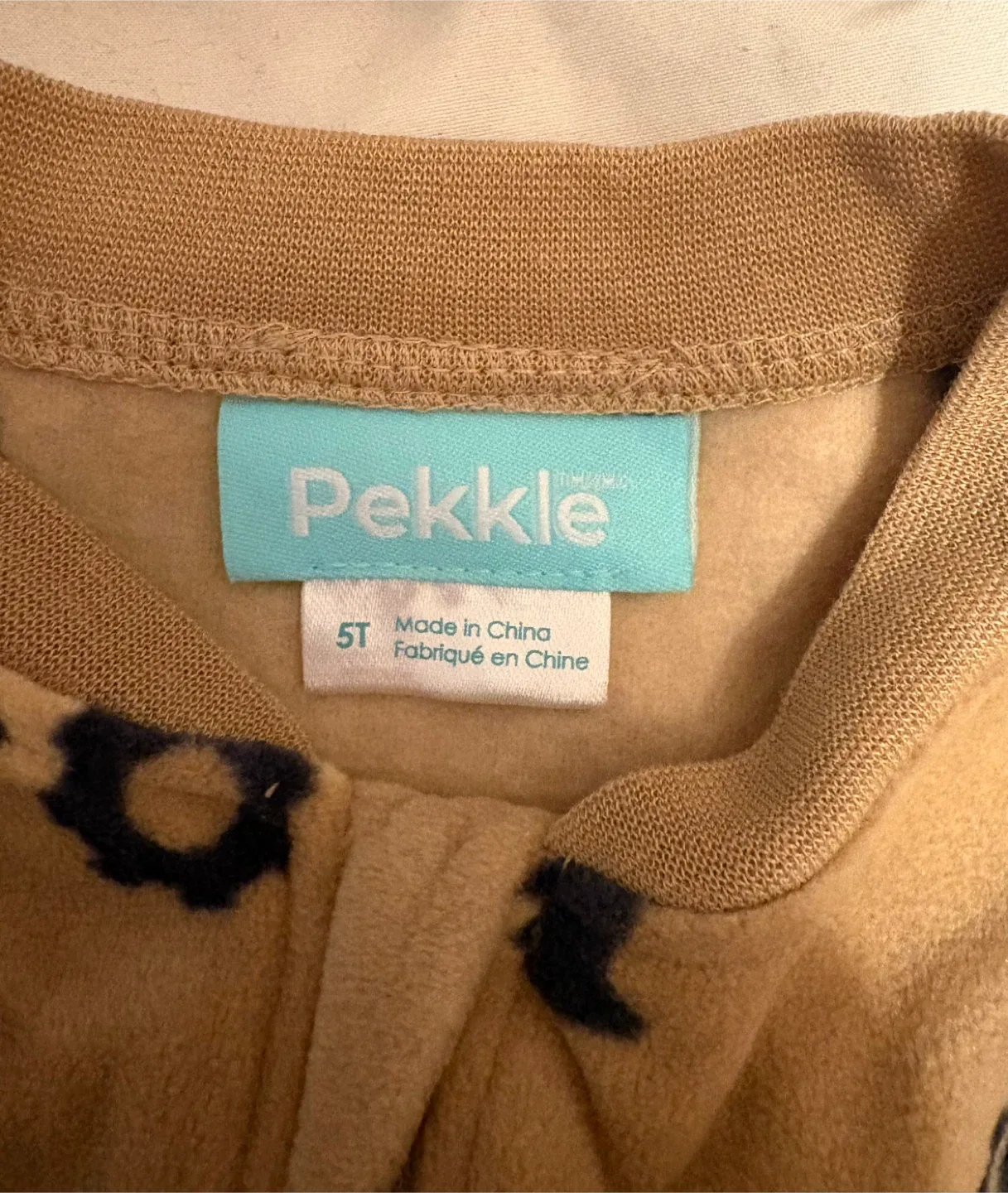 Pekkle 5T Footed Pajamas - Construction Print image indicator(2)