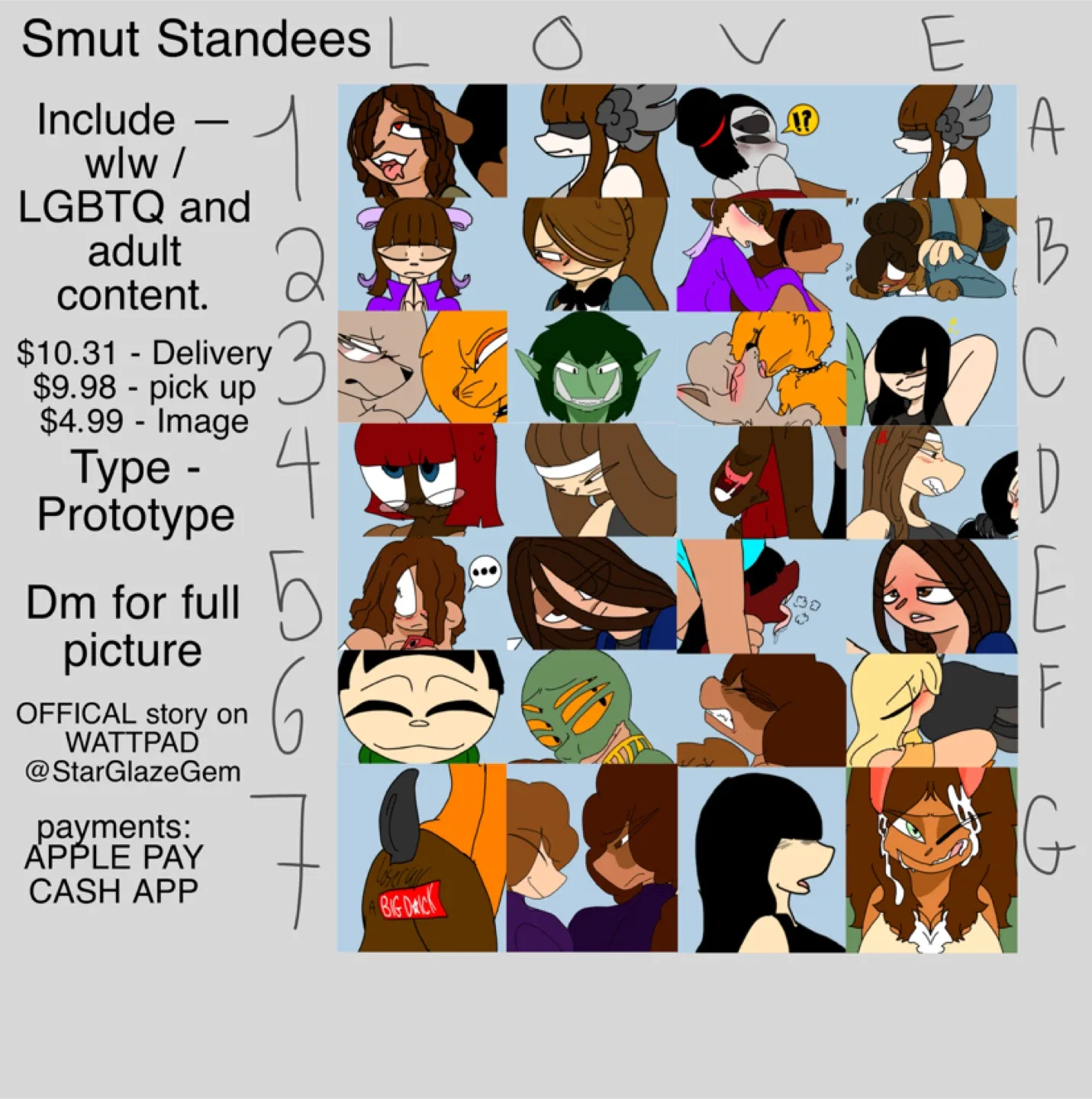 LESBIAN SMUT STANDEES image indicator(2)