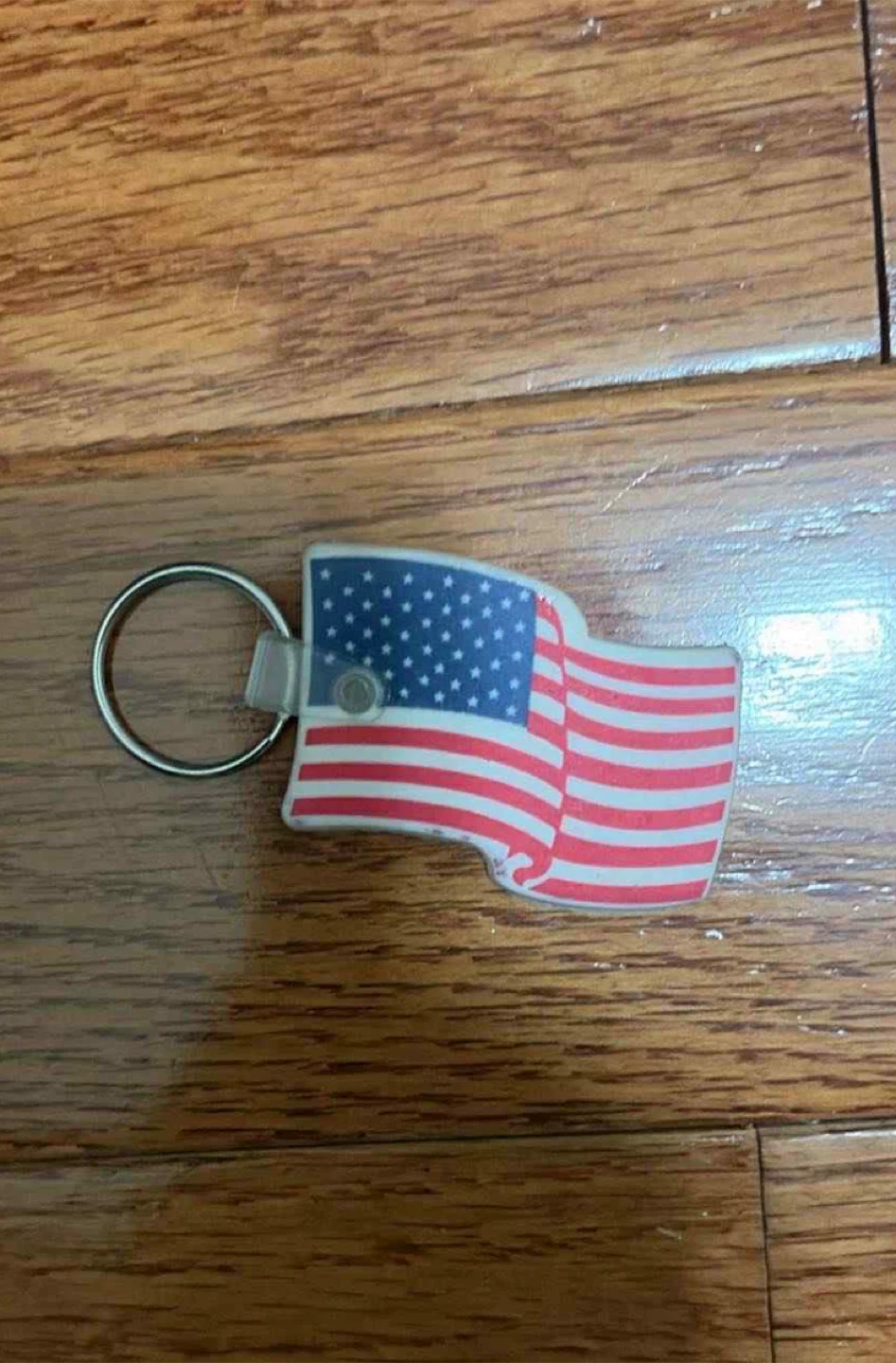 New York National Guard American Flag Keychain