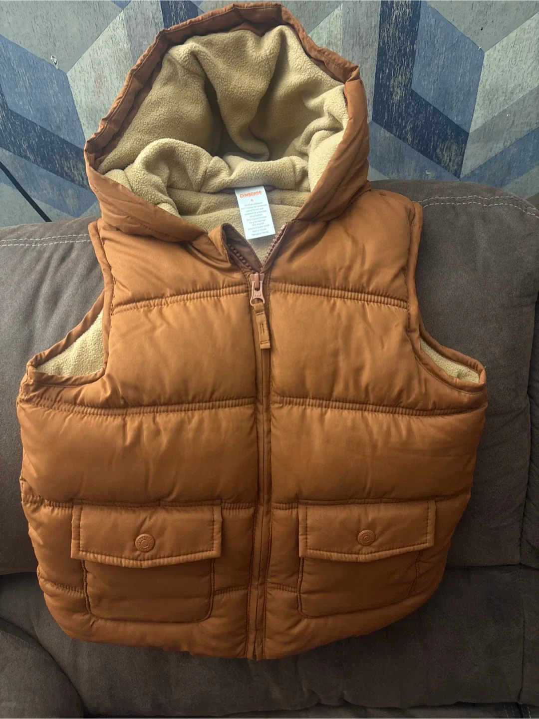 Gymboree Size 6 Vest - Brown