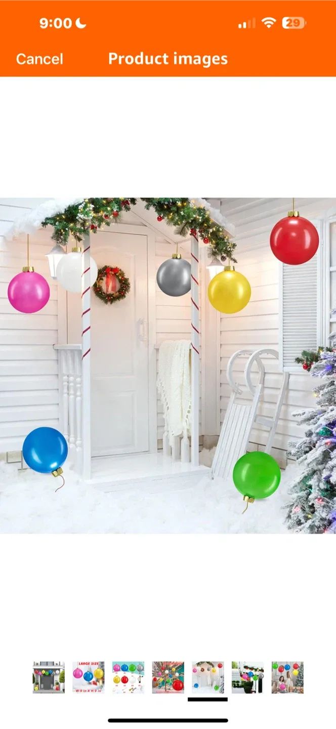 MIJOYEE Inflatable Christmas Ornaments (5 pcs) image indicator(4)