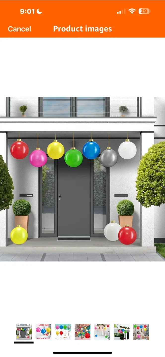 MIJOYEE Inflatable Christmas Ornaments (5 pcs) image indicator(6)