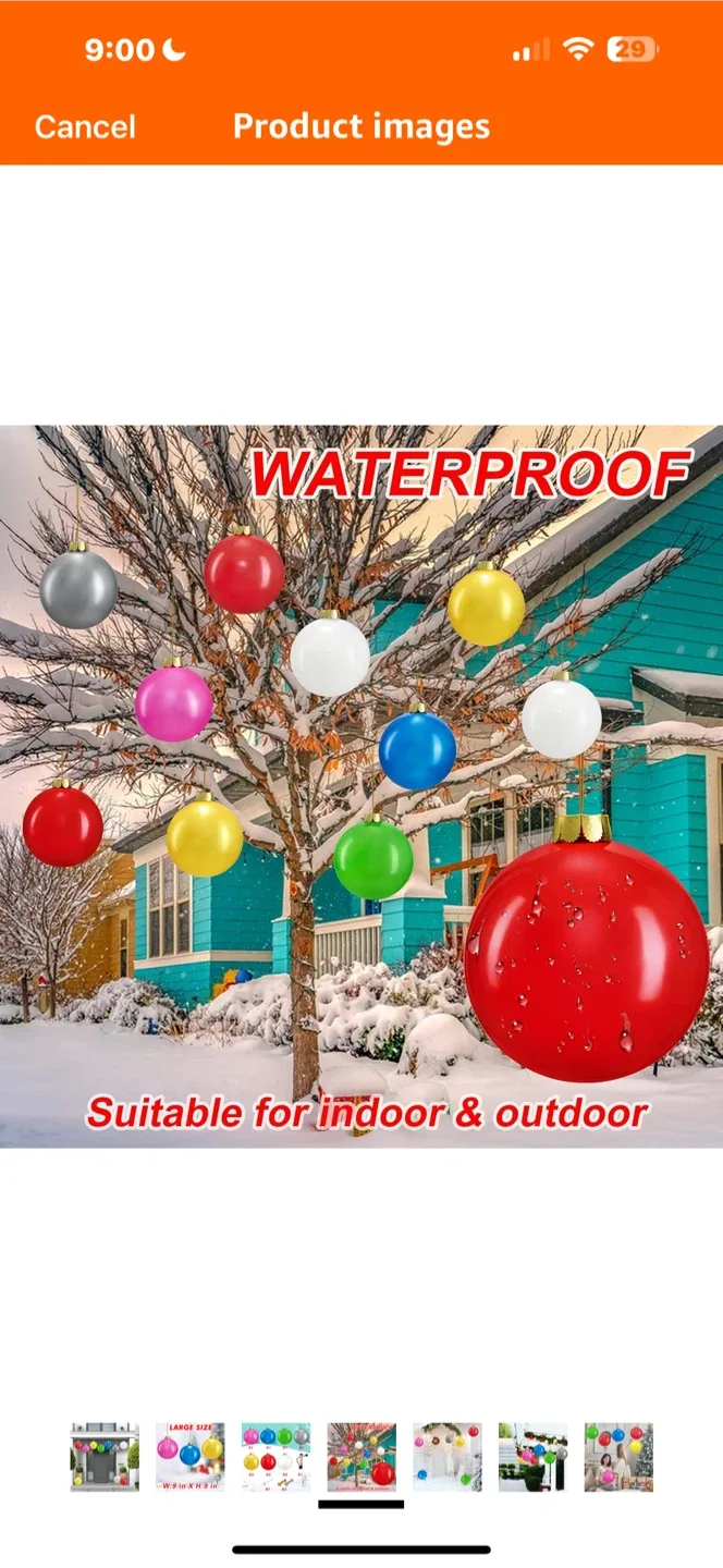 MIJOYEE Inflatable Christmas Ornaments (5 pcs) image indicator(5)