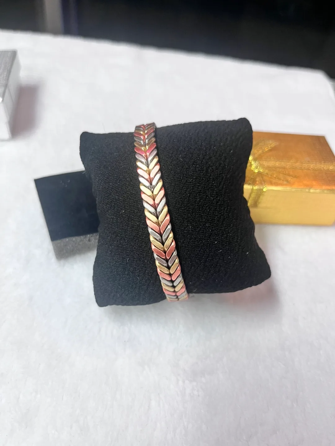 Tricolor Braided Copper Cobre Bracelet