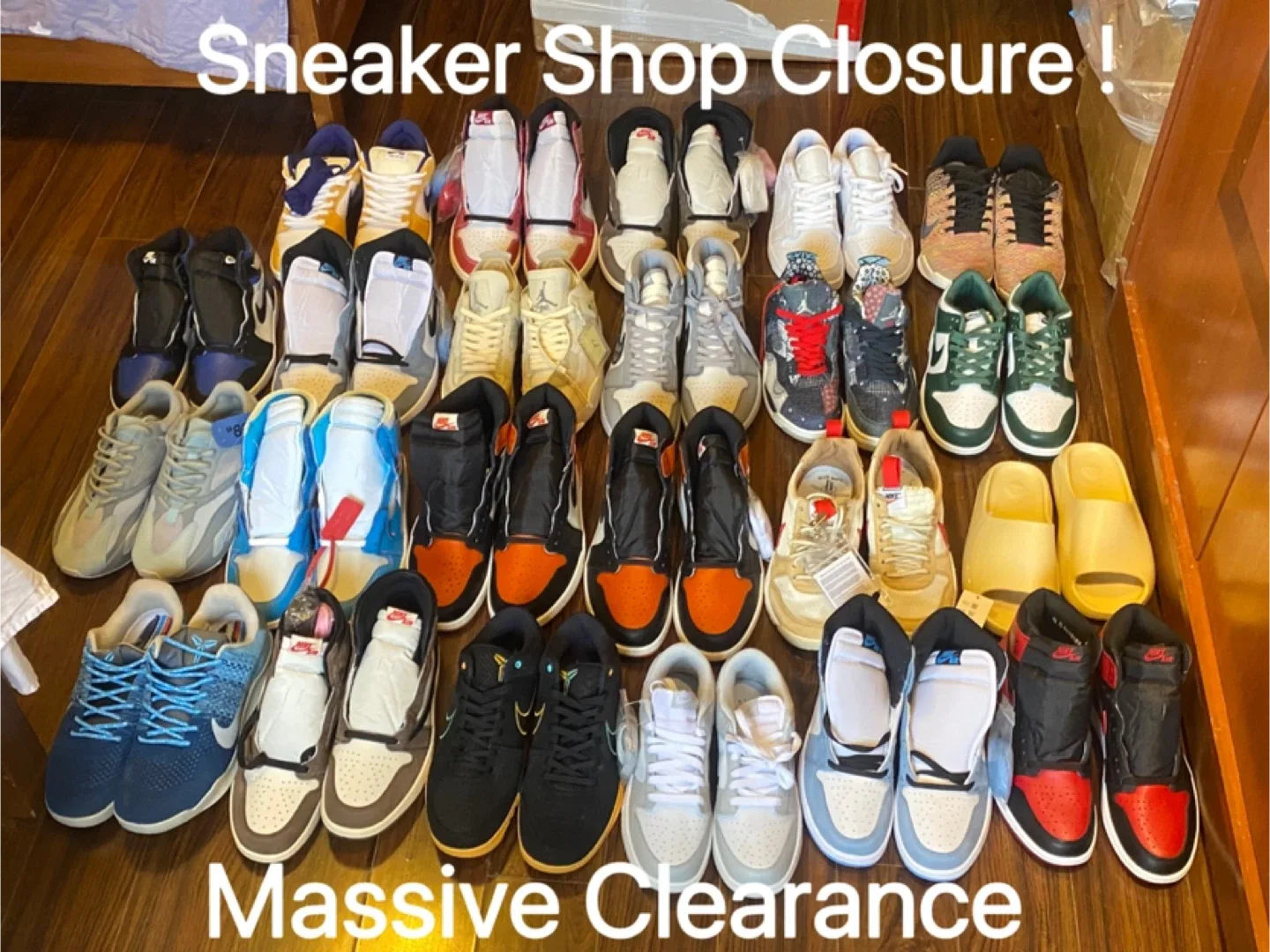 Sneaker Shop Closing and Massive Clearance!!!