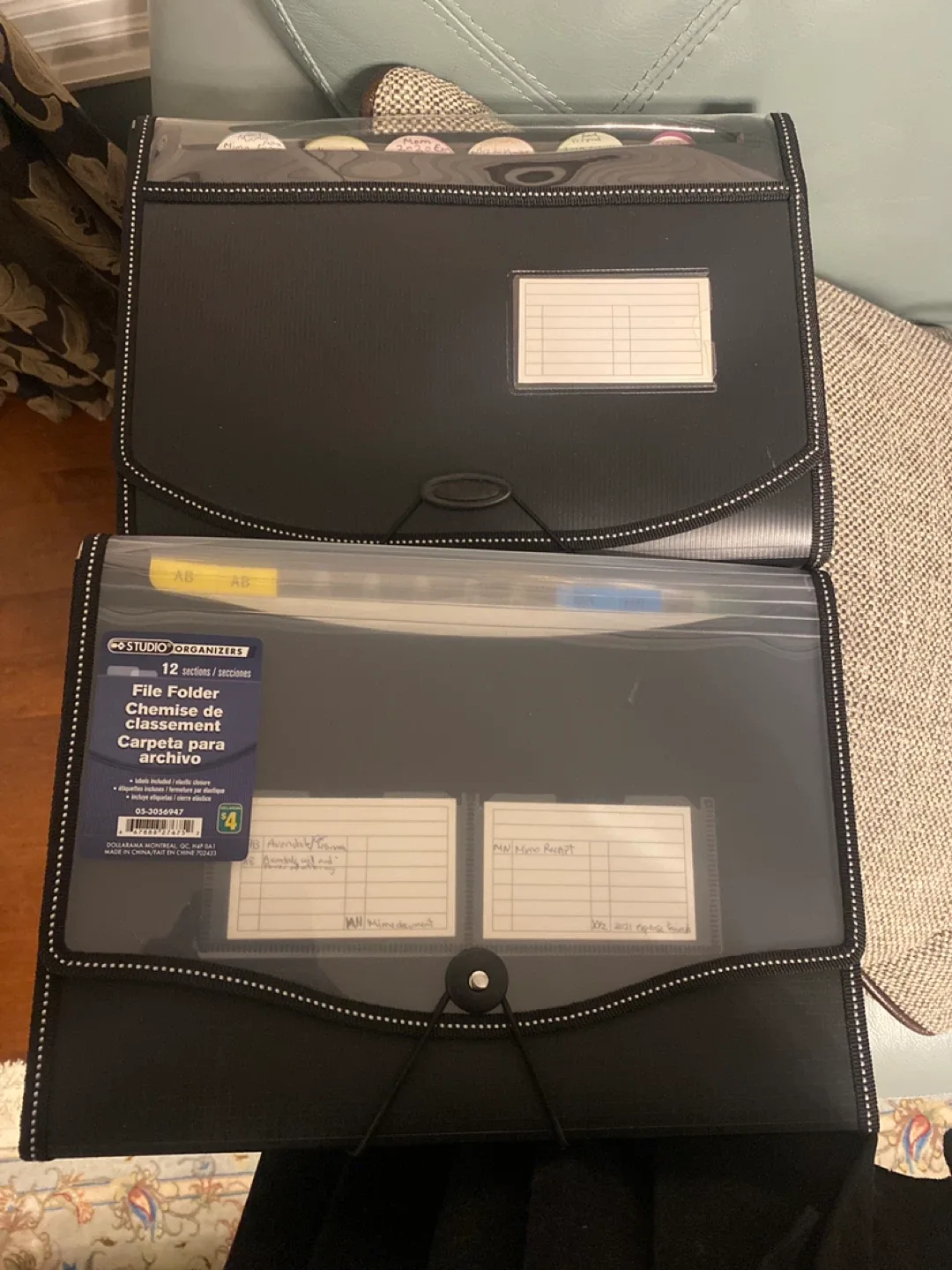 Studio Organizers File Folder - 12 Sections