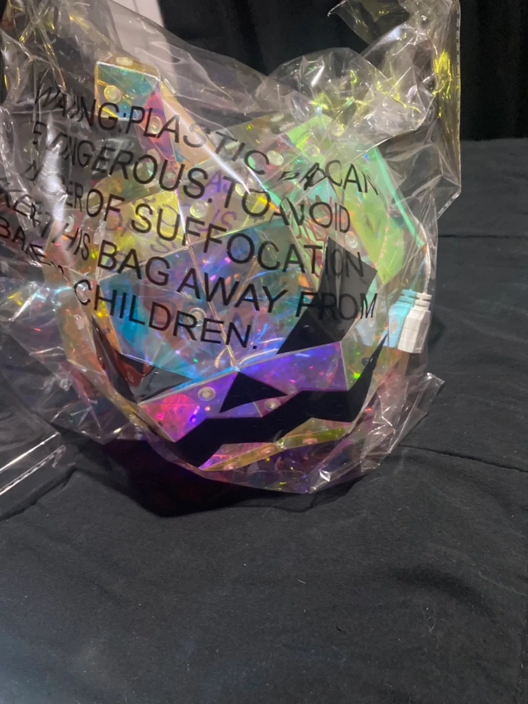 LitLuster Holographic Pumpkin - Halloween Decor image indicator(5)