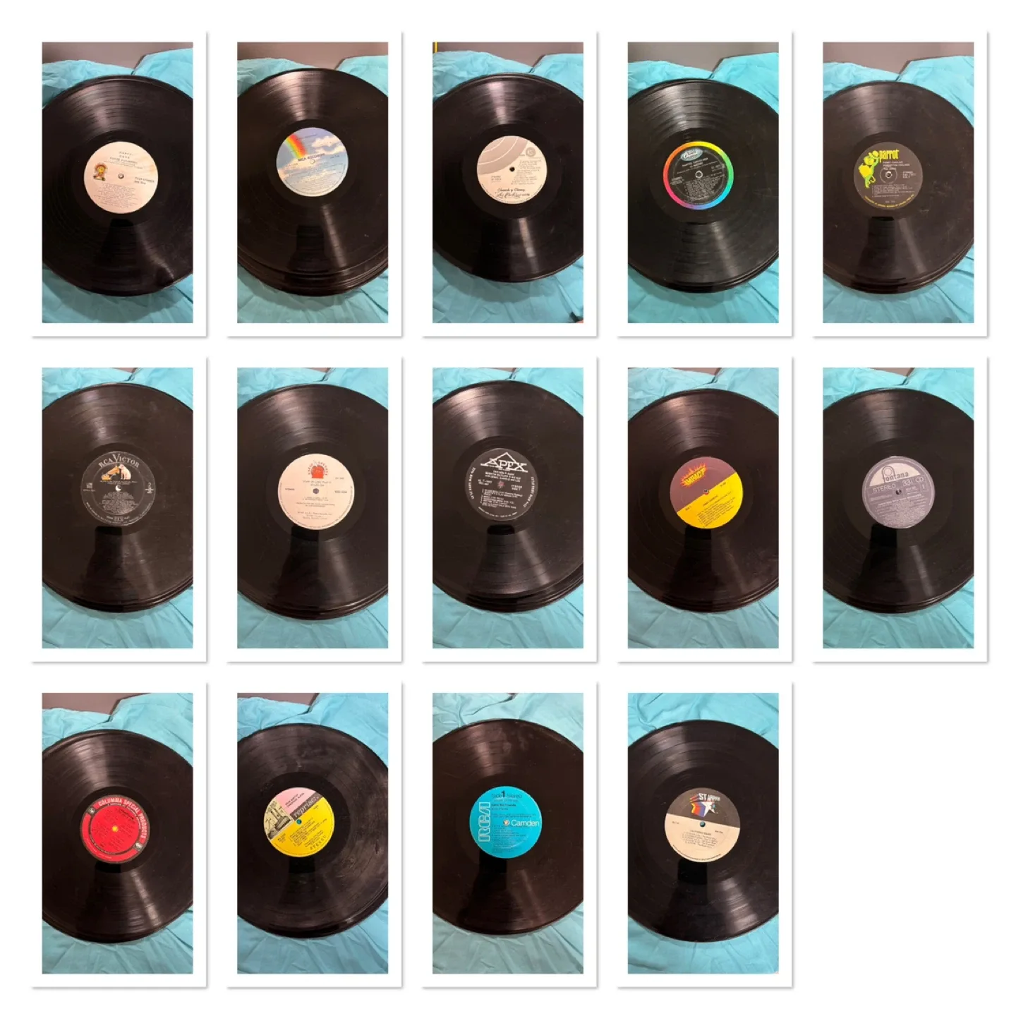 14 Mixed Vinyl Records - Elvis, Beach Boys & More