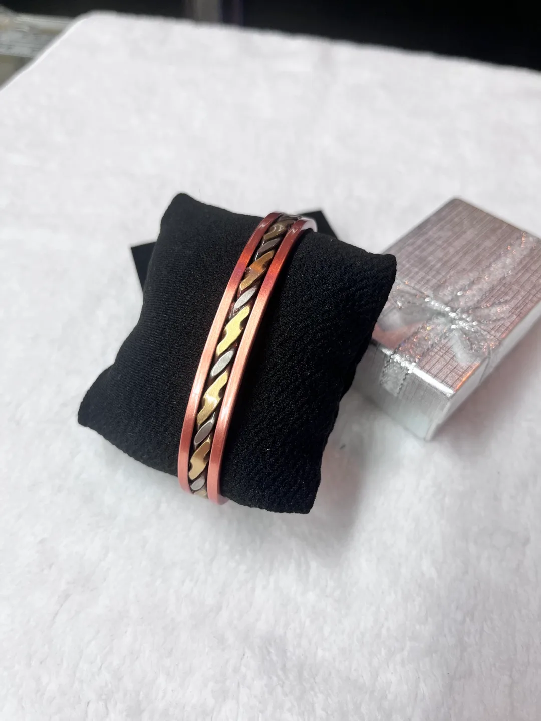 Copper Cobre Tone Bangle Bracelet