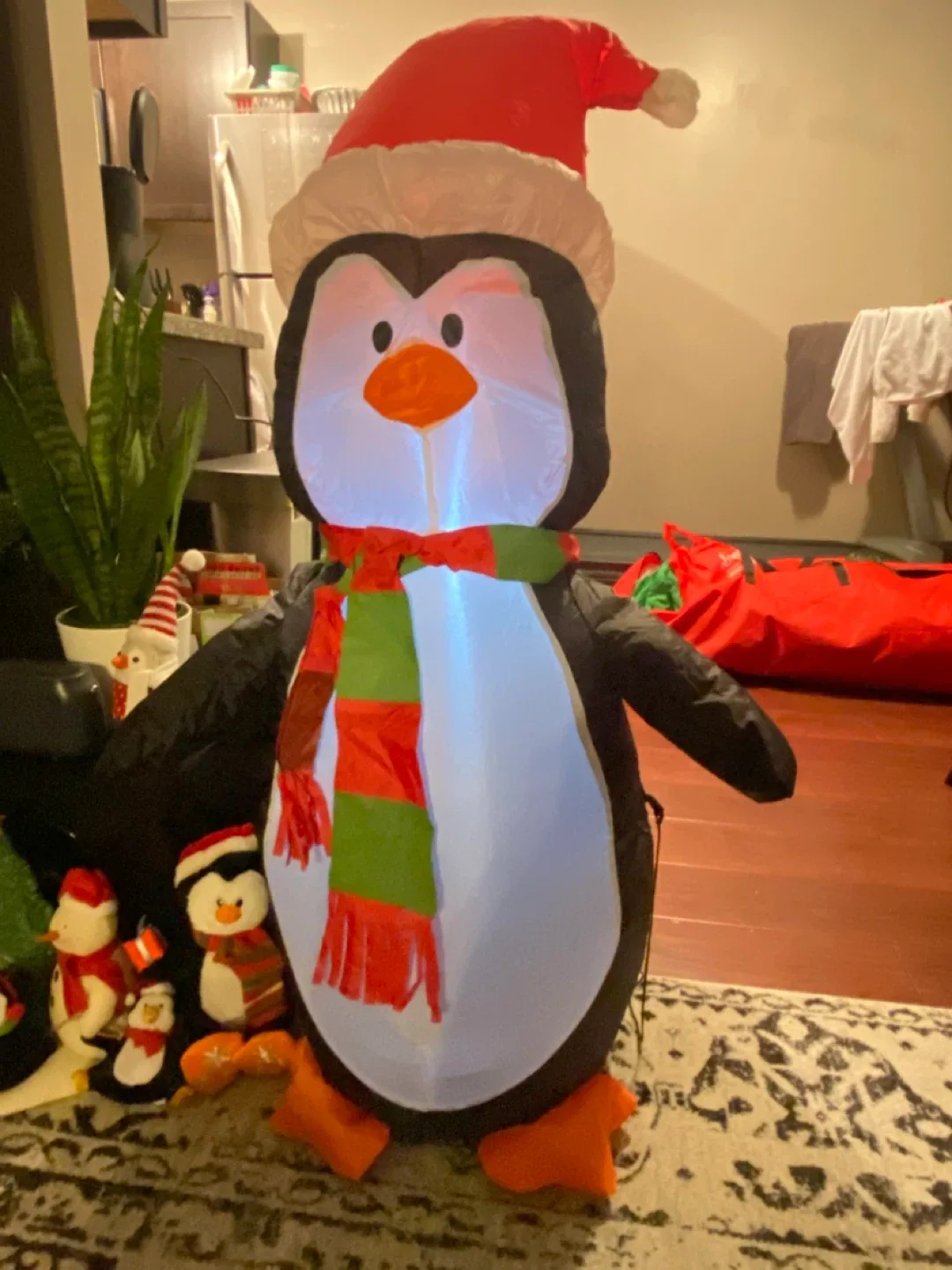 Inflatable Christmas Penguin Decoration