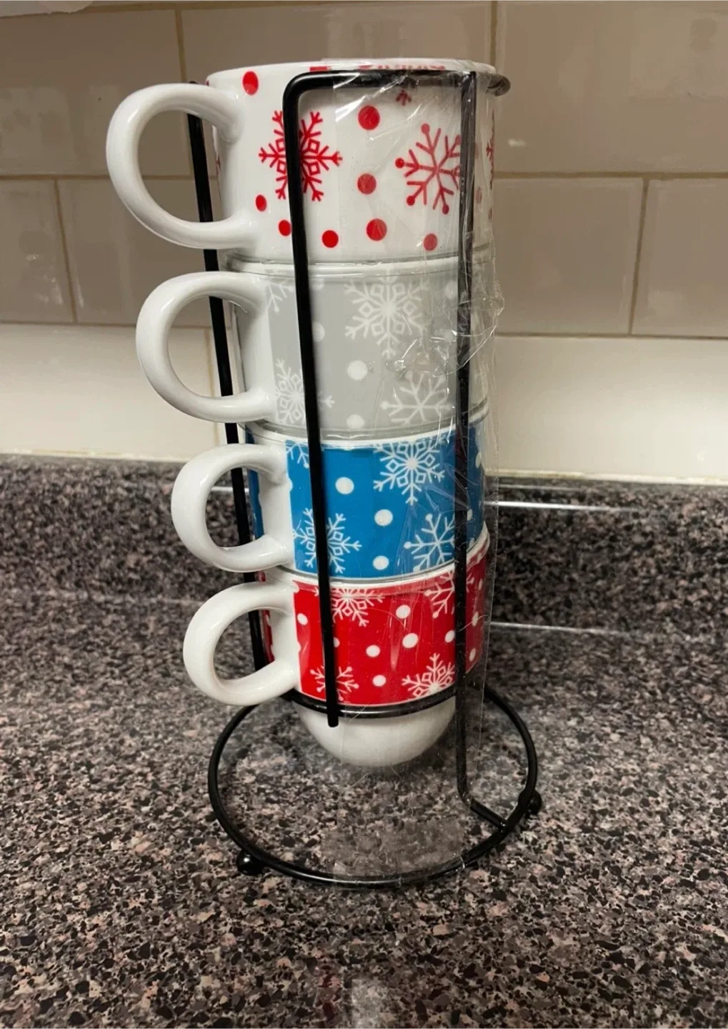Christmas Stacking Mugs with Stand image indicator(2)