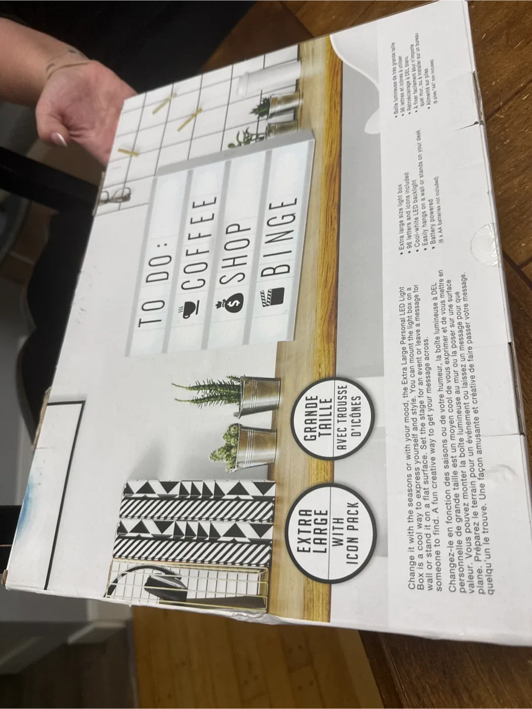 Large Personal LED Light Box - New image indicator(2)