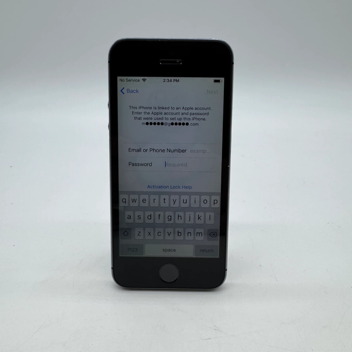 Apple iPhone 5s 16GB Space Gray – See Description-lock