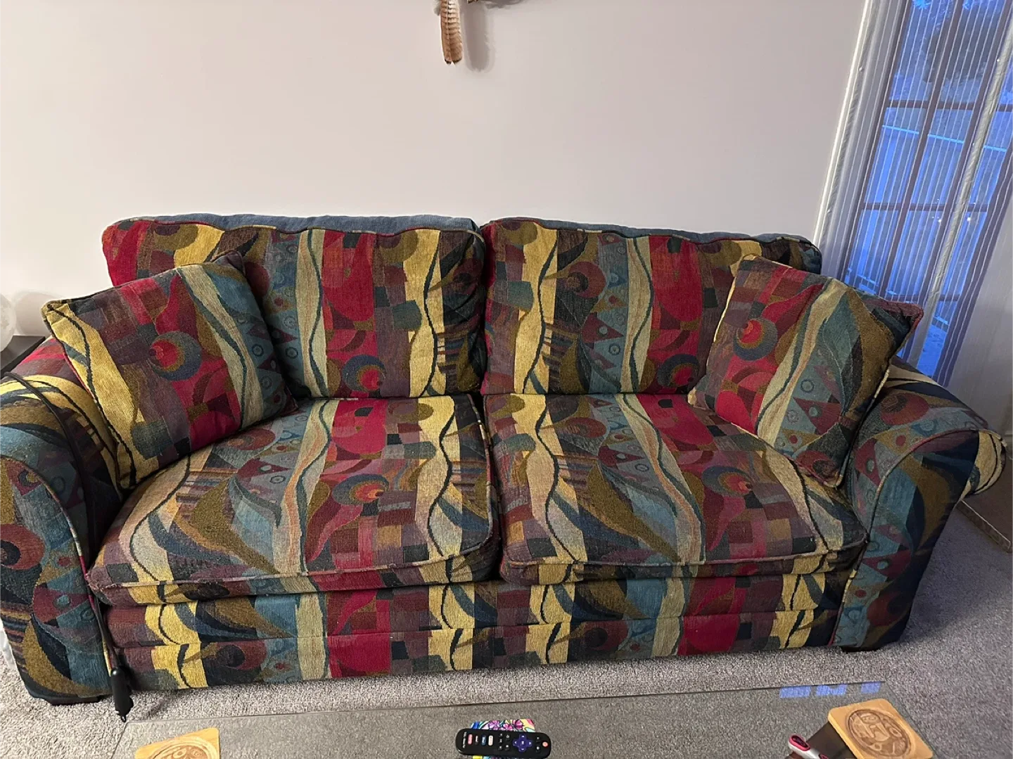 Comfortable Patterned Sofa