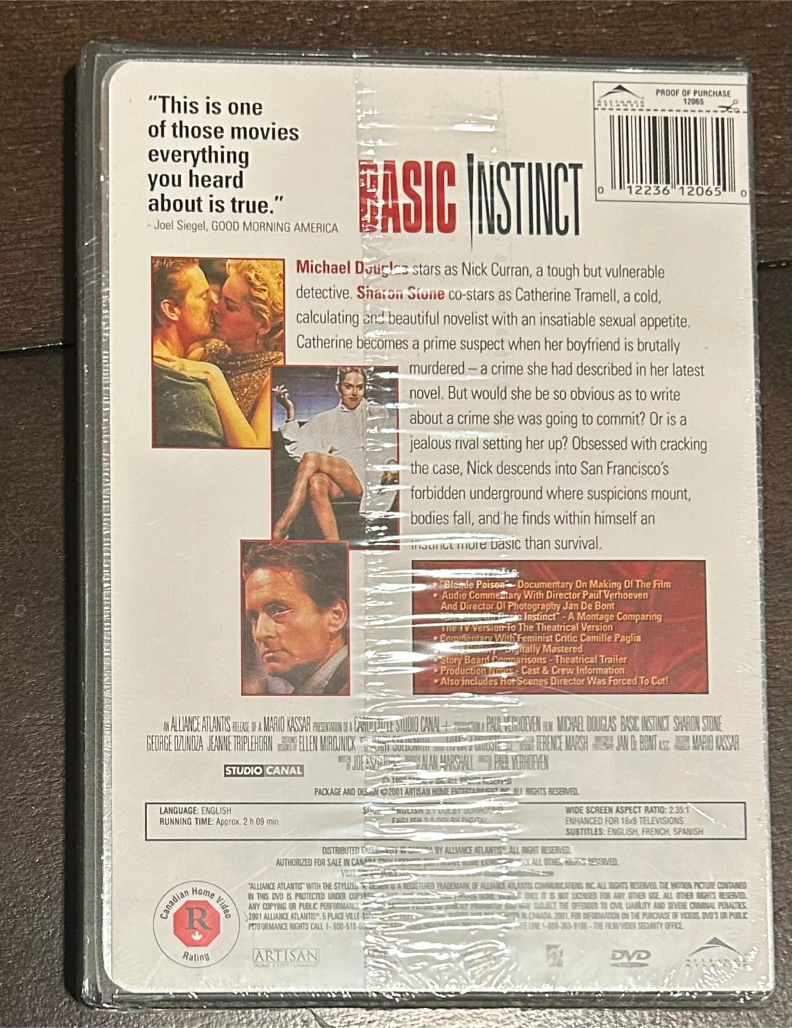 Basic Instinct DVD Special Edition - photo 2