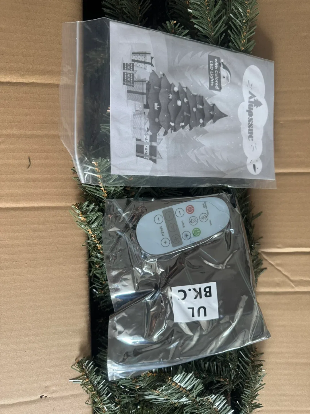 Brand New 6.5ft. Pre-lit with Remote Multicolour Pencil Tree image indicator(3)