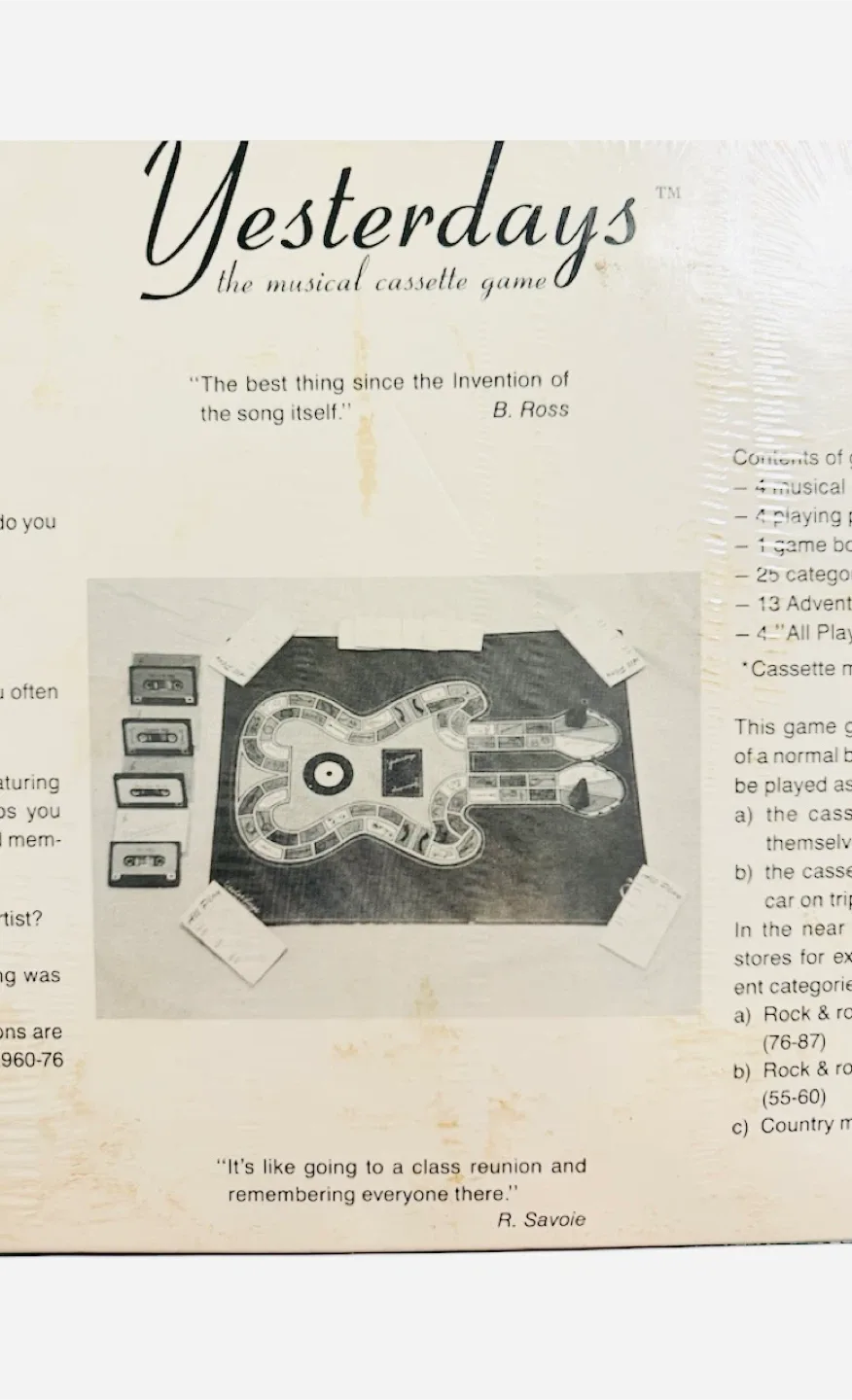 Yesterdays — The Musical Cassette Game — New image indicator(5)