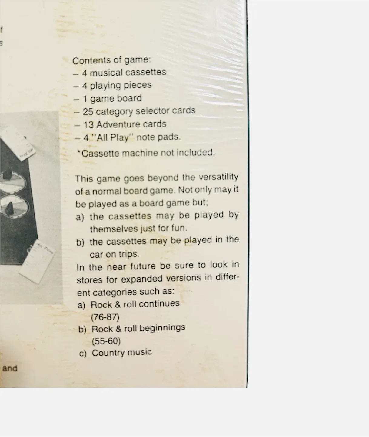 Yesterdays — The Musical Cassette Game — New image indicator(6)