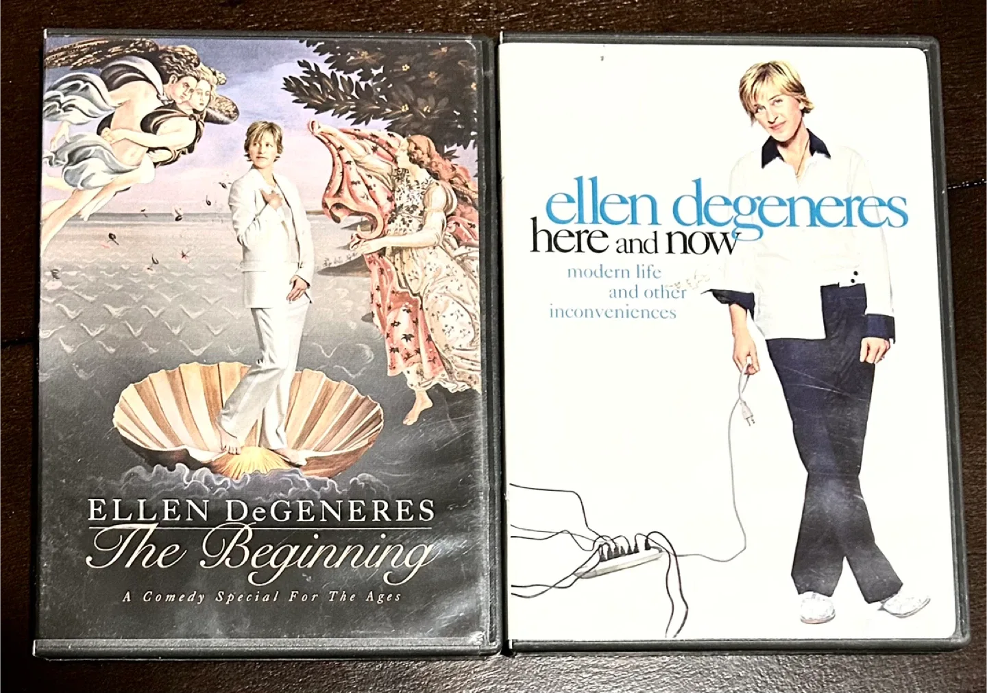 Ellen DeGeneres: The Beginning & Here and Now DVDs