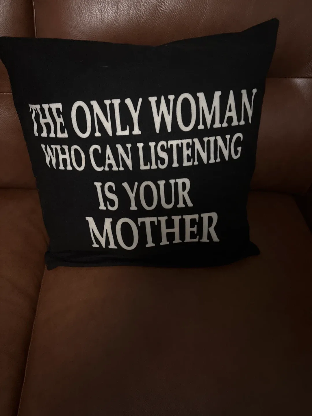 Decorative Throw Pillow - 'Call Your Mama Everyday' image indicator(2)