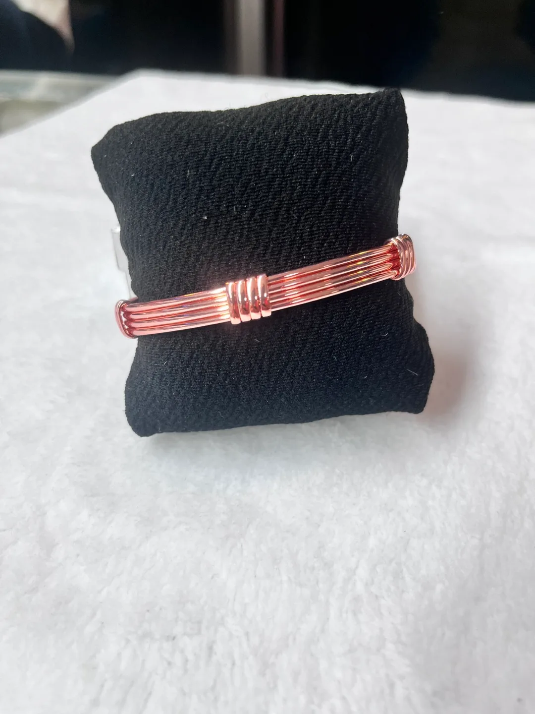 Rose cobre Bangle Bracelet