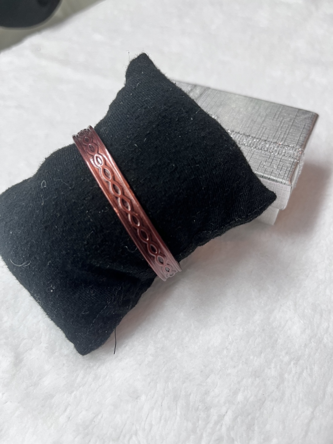 Copper Tone Bangle Bracelet Cobre - photo 3