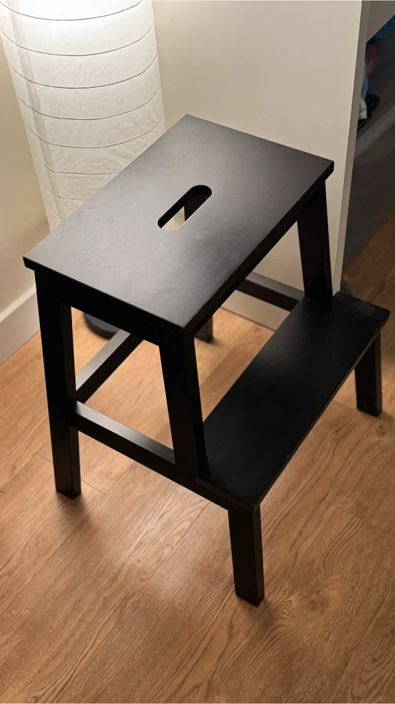 IKEA BEKVÄM step stool - black image indicator(2)