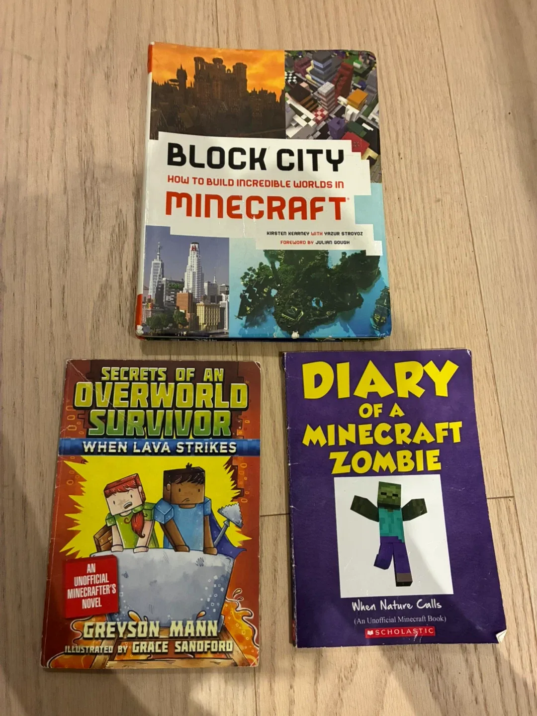 Minecraft Book Bundle (3 for $5)