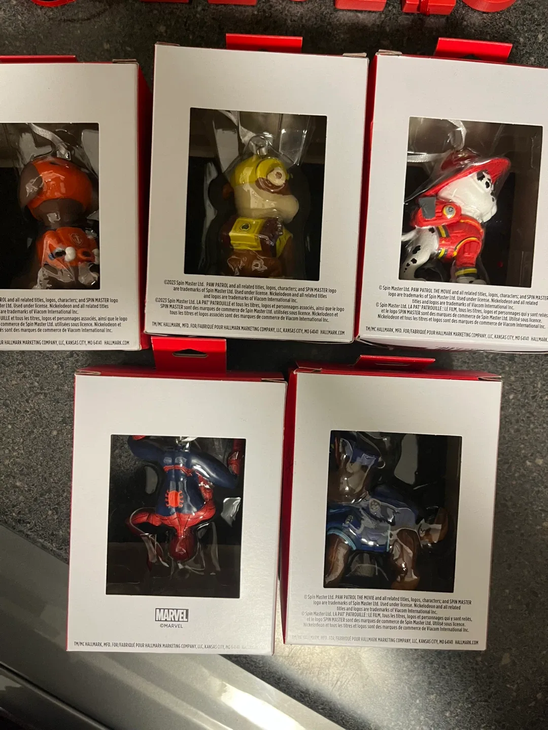 Hallmark Spiderman & Paw Patrol Christmas Ornaments - New image indicator(2)