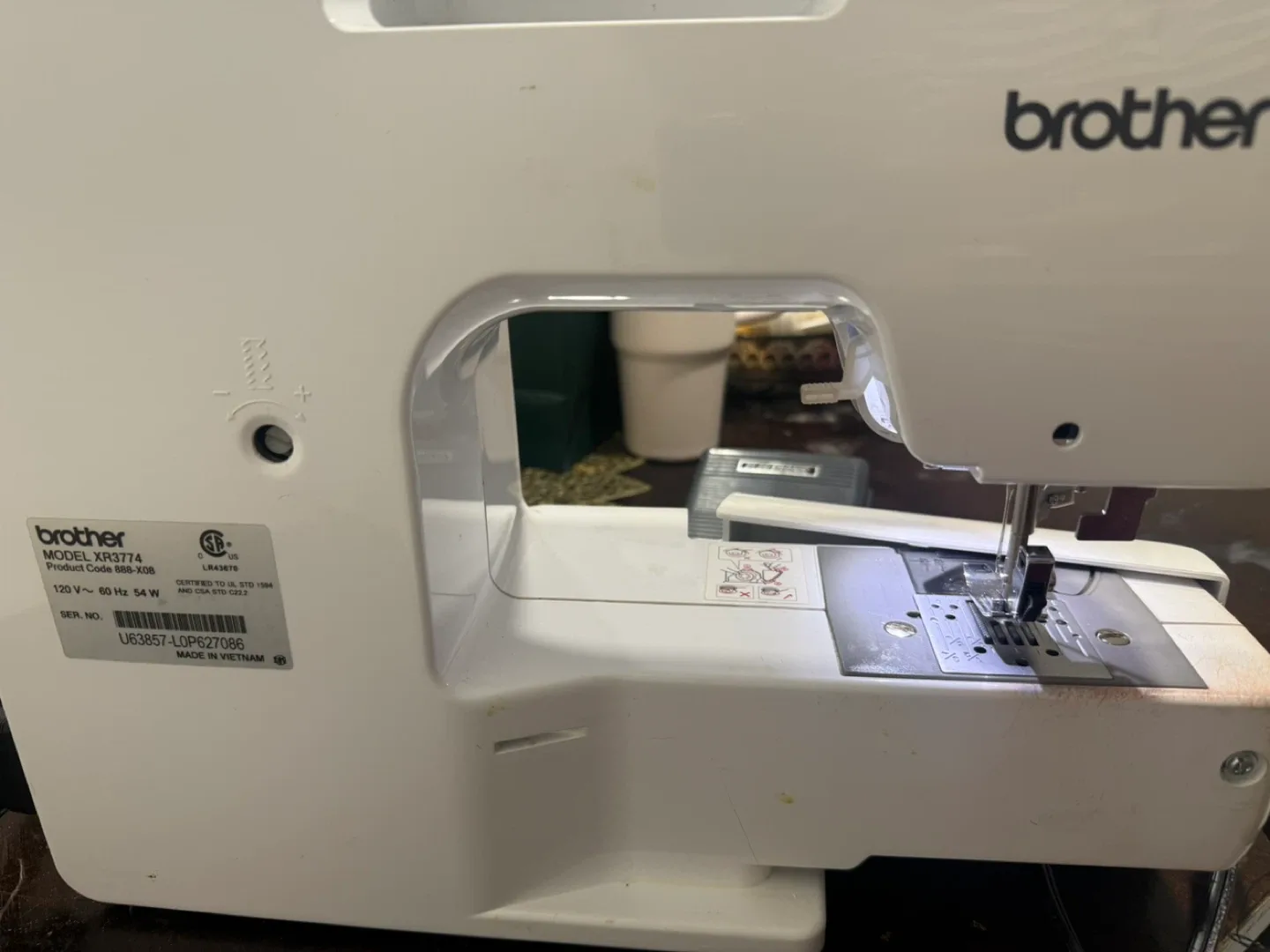 Brother XR3774 Sewing Machine image indicator(4)
