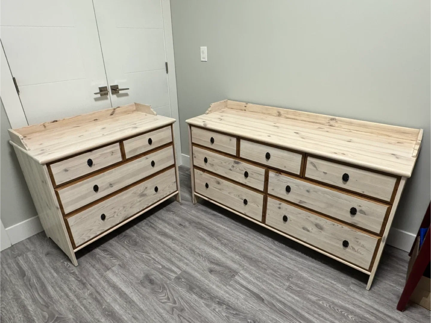 2 Solid Wood Dressers