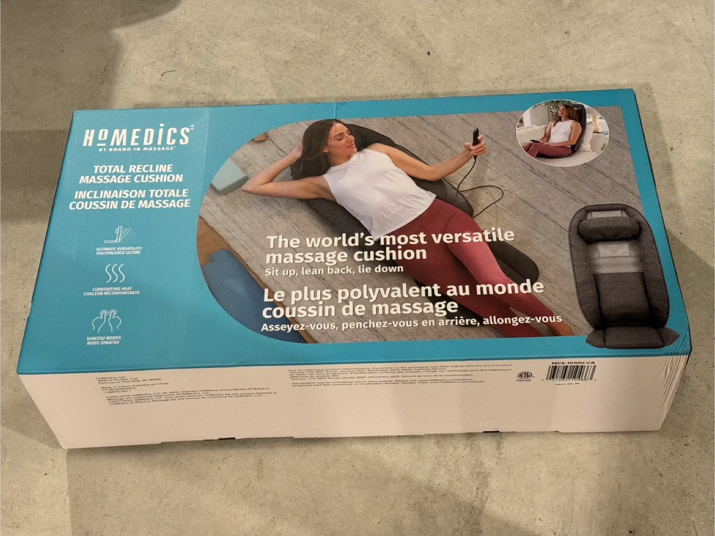 HoMedics Total Recline Massage Cushion