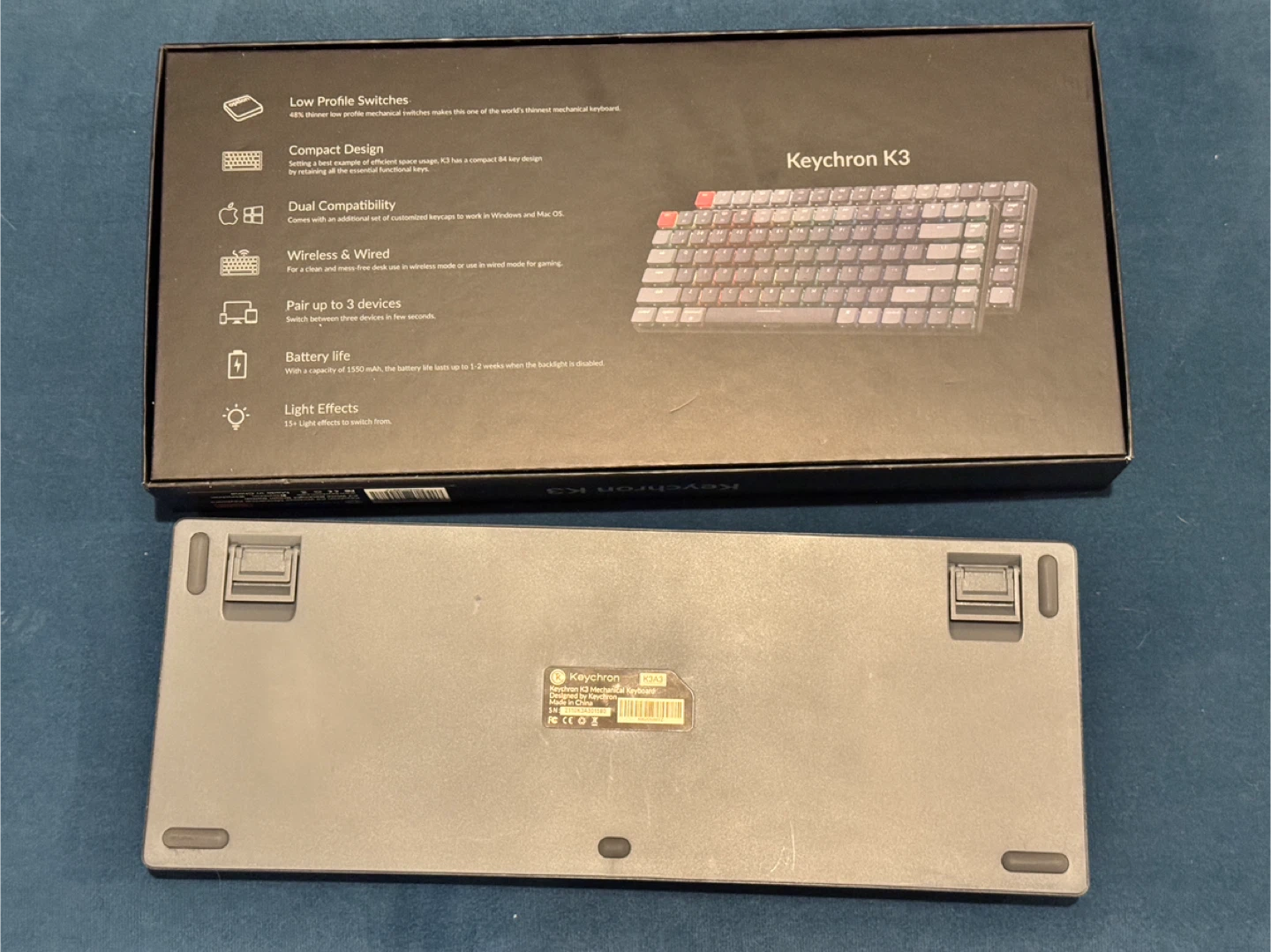Keychron K3 Wireless Mechanical Keyboard - Like New - photo 2