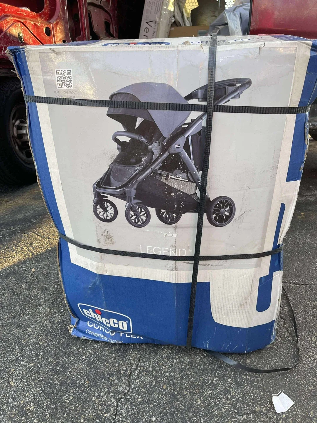 Chicco Corso Flex Convertible Stroller - Legend | Black