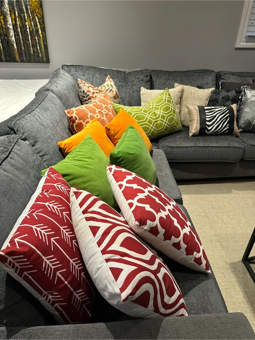 Staging Assorted Decorative Throw Pillows image indicator(10)