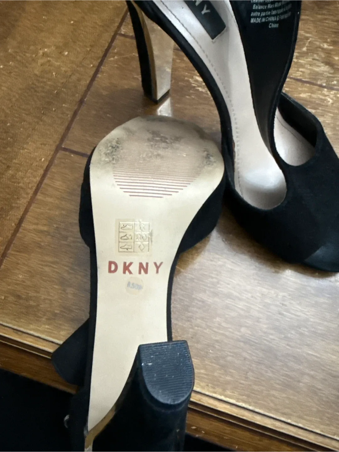 DKNY Black Heels - Size 8.5 image indicator(3)