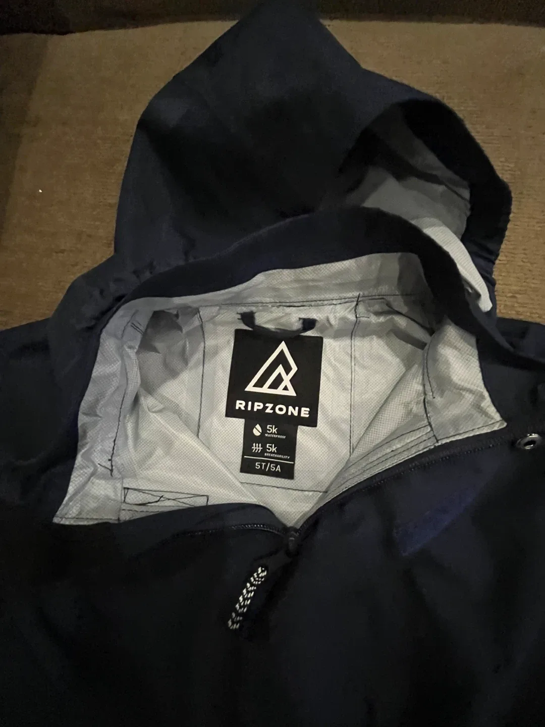 Ripzone 5T/5A Navy Blue Rain Suit image indicator(3)