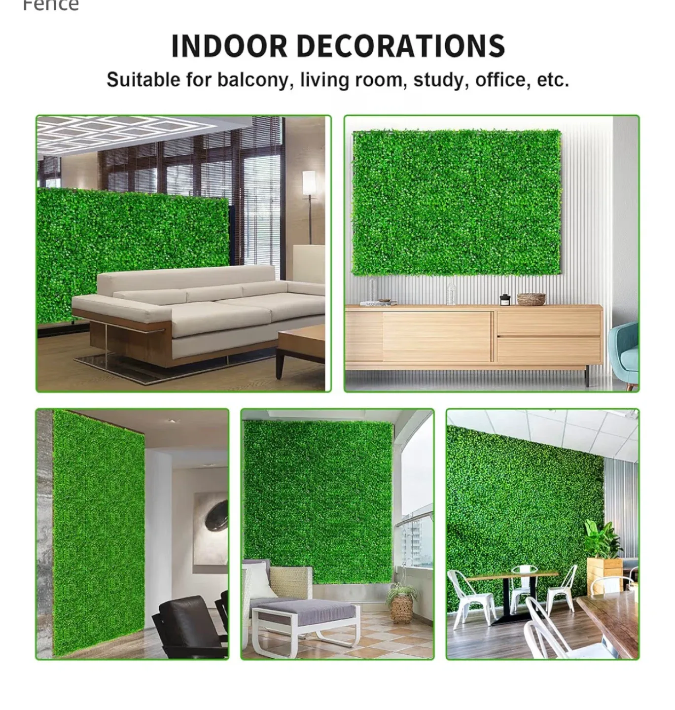 Artificial Boxwood Panels, 24x16 in image indicator(4)