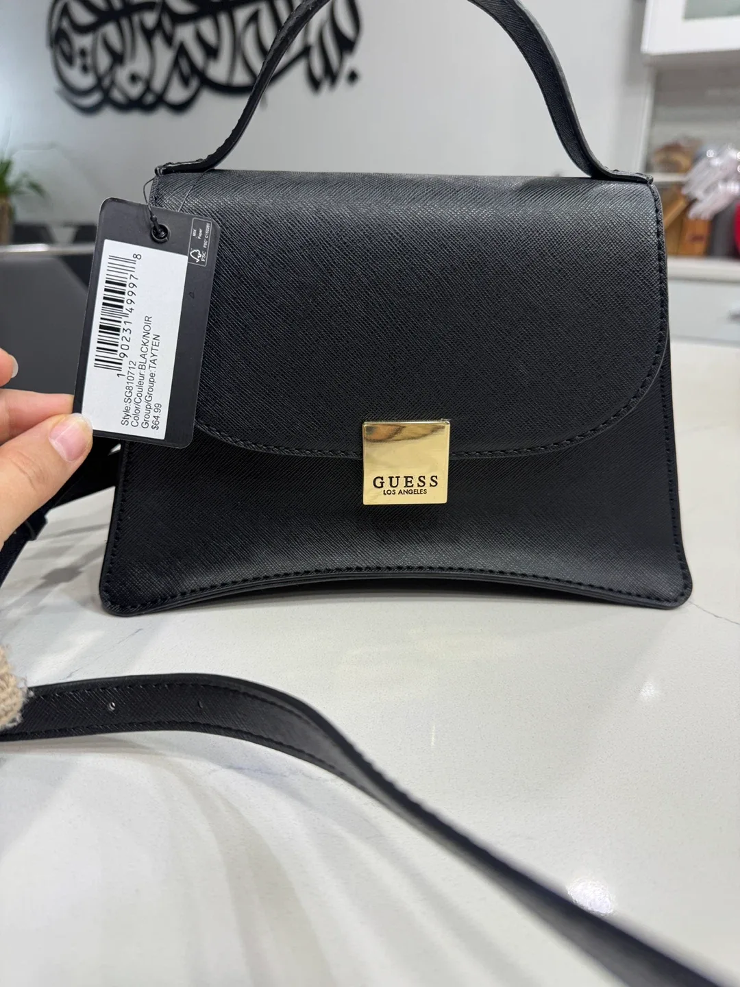 Saint Laurent Black Leather Shoulder Bag image indicator(6)