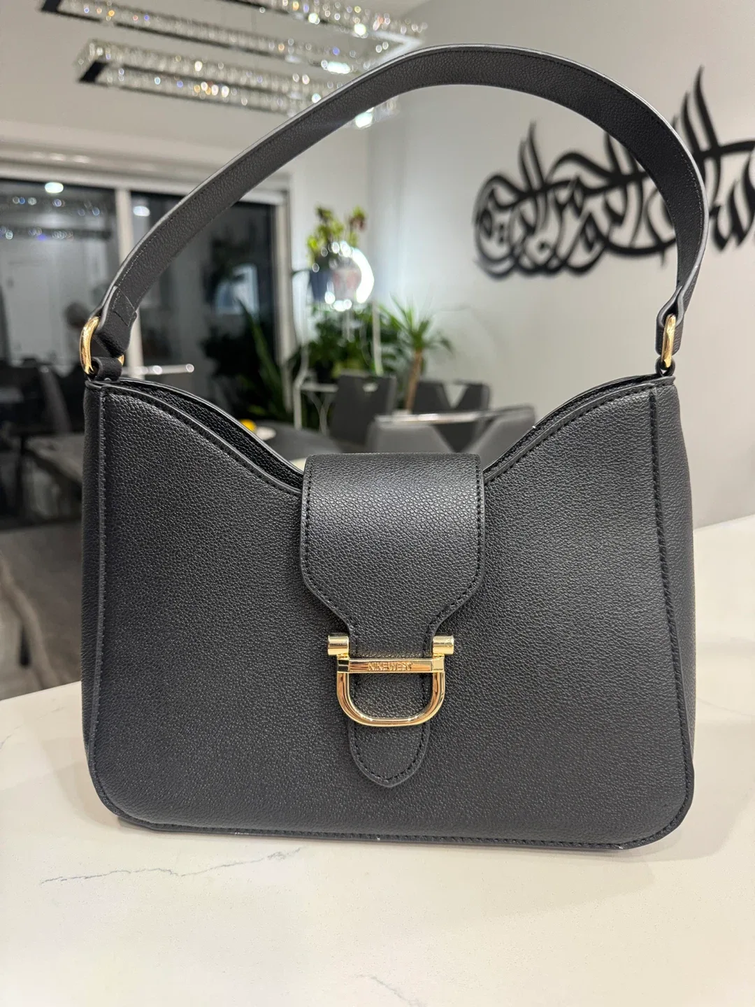 Saint Laurent Black Leather Shoulder Bag image indicator(4)