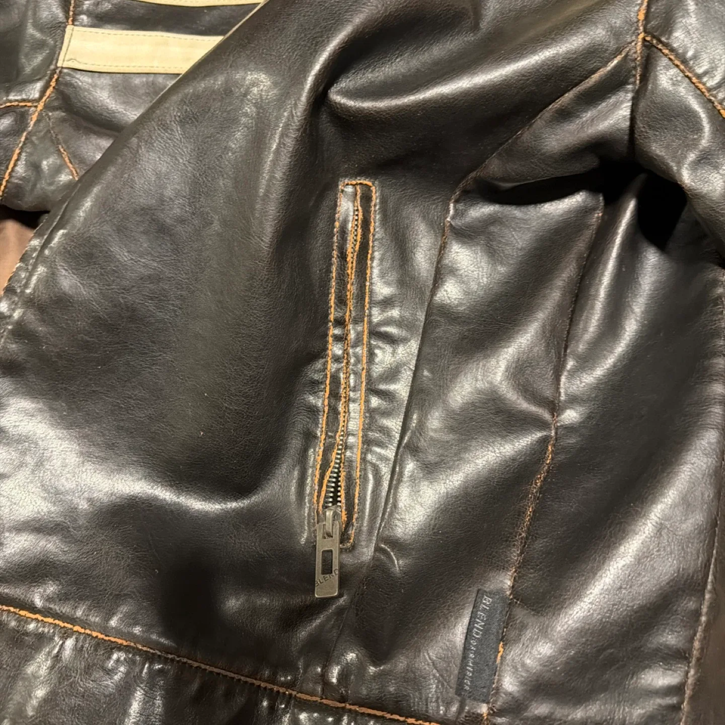 Blend of America Leather Jacket - XL image indicator(2)