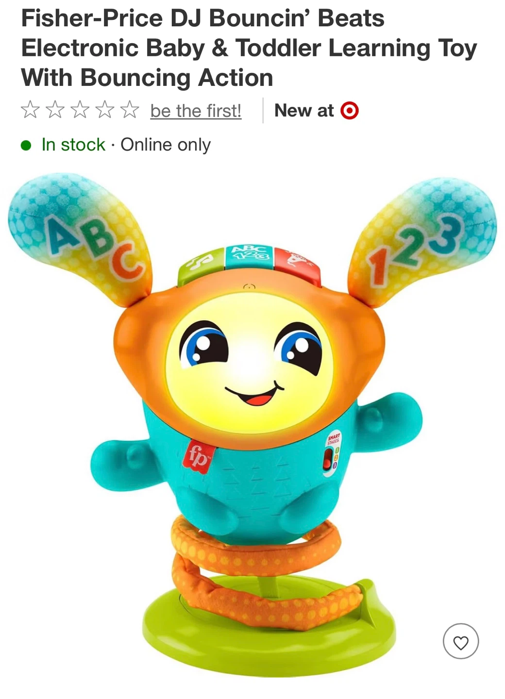 Fisher Price DJ Bouncing Beats