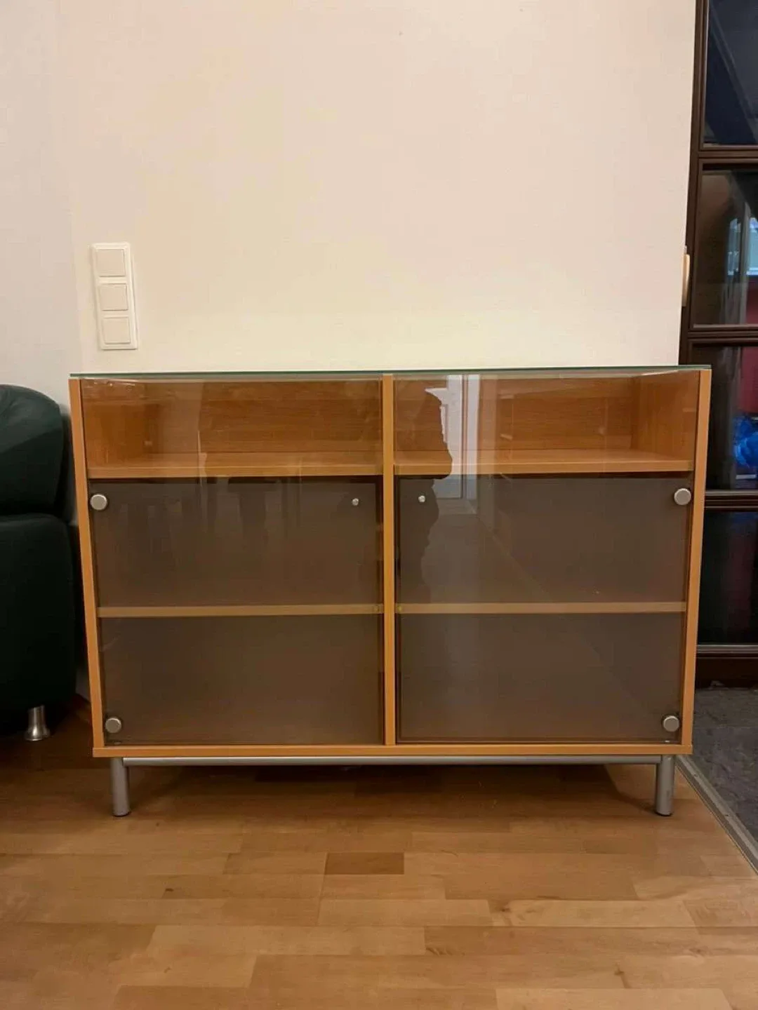 Display Cabinet with Glass Doors