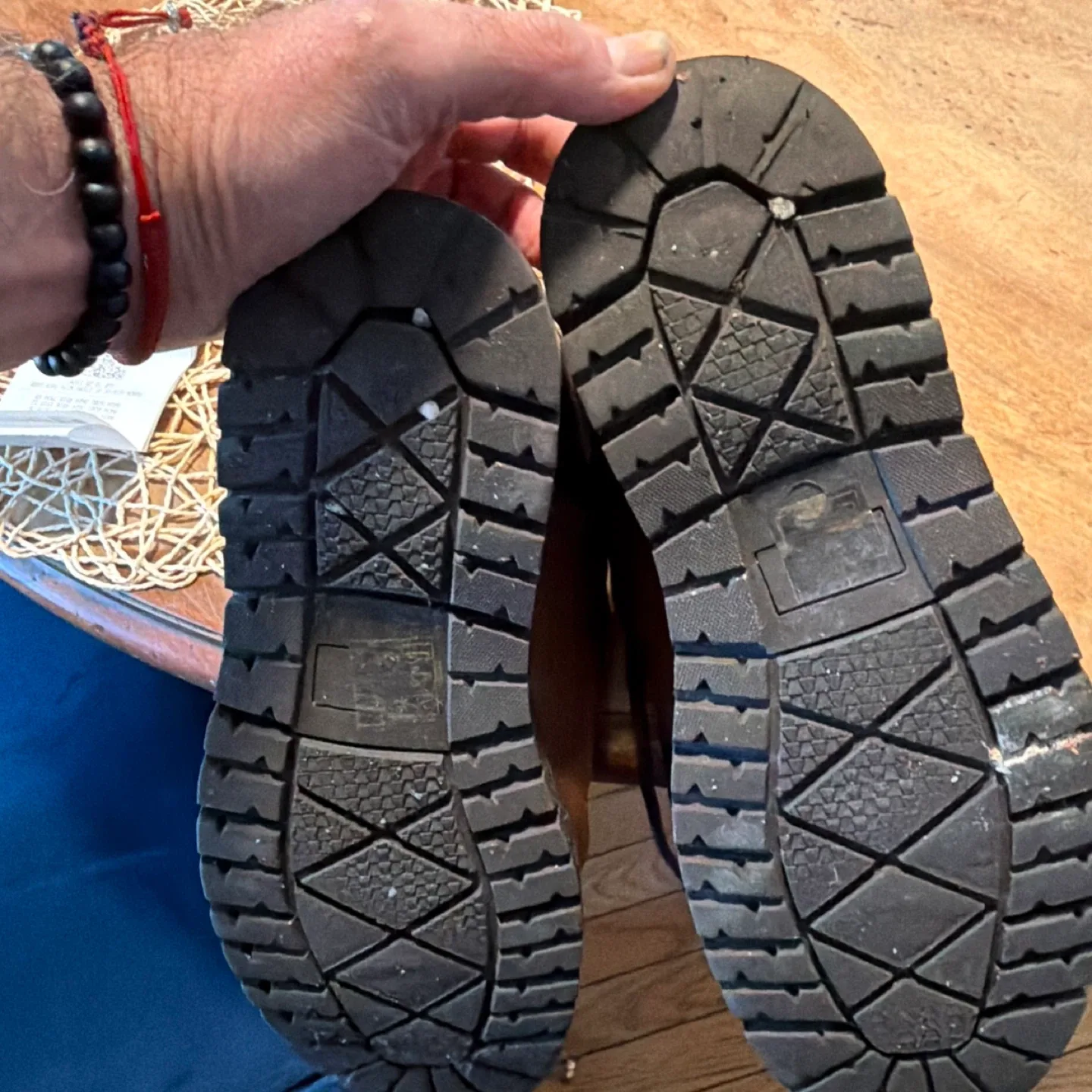 ALDO Brown Leather Hiking Boots - Size 10.5 image indicator(6)