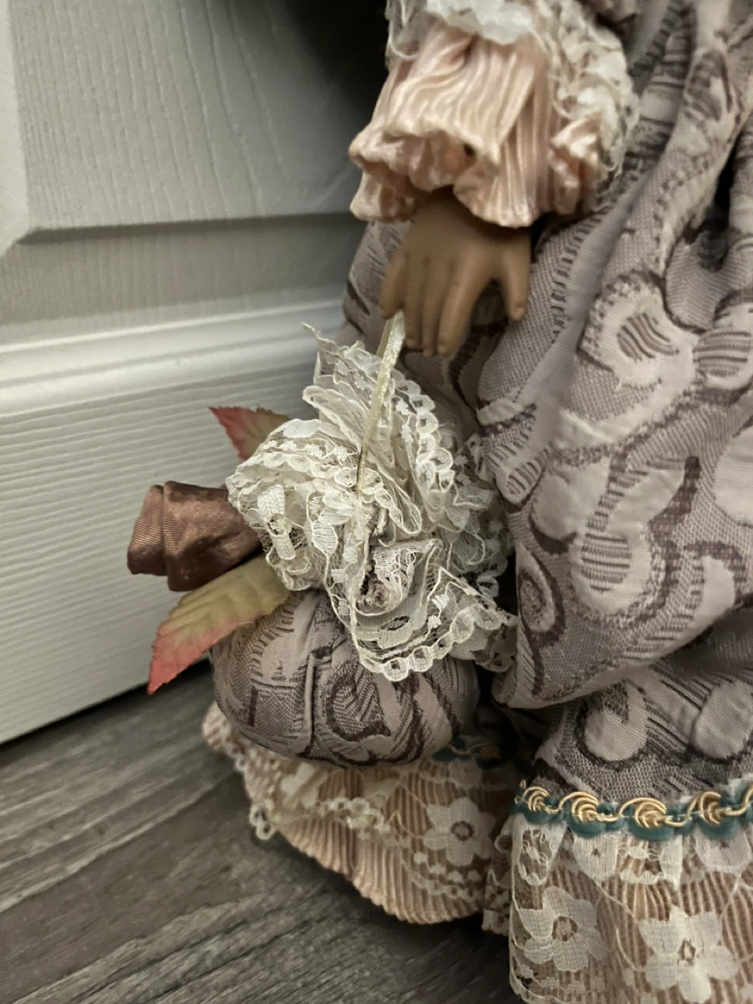 Collectible Porcelain Black Doll - photo 2