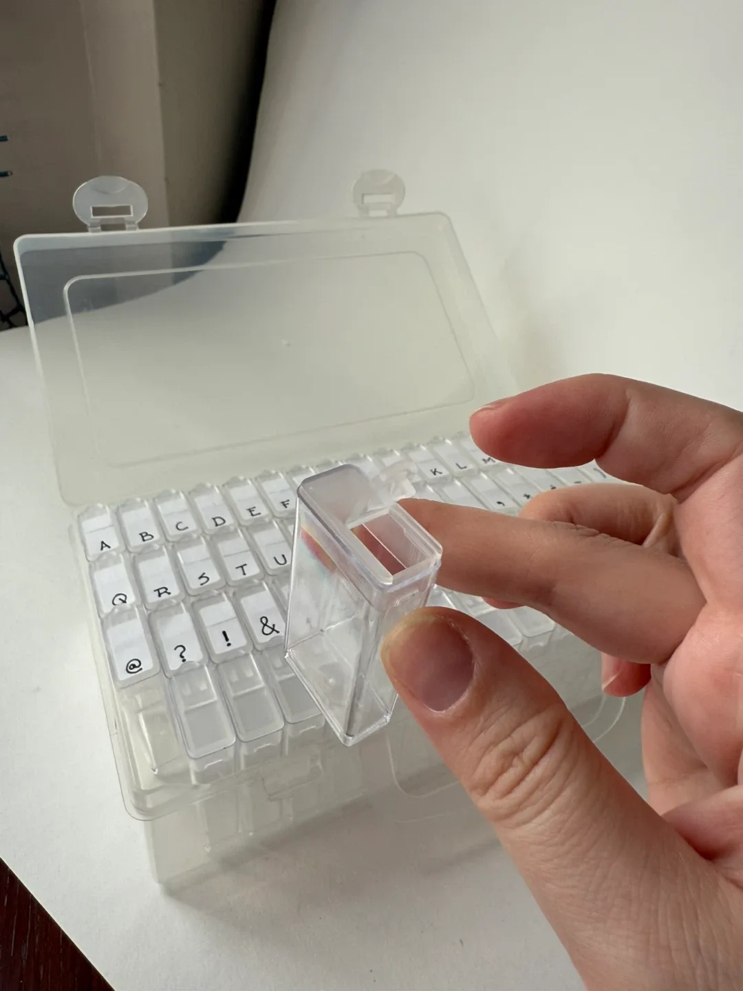 Small organizer storage case image indicator(8)