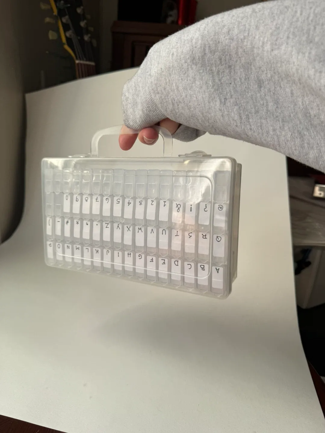 Small organizer storage case image indicator(9)