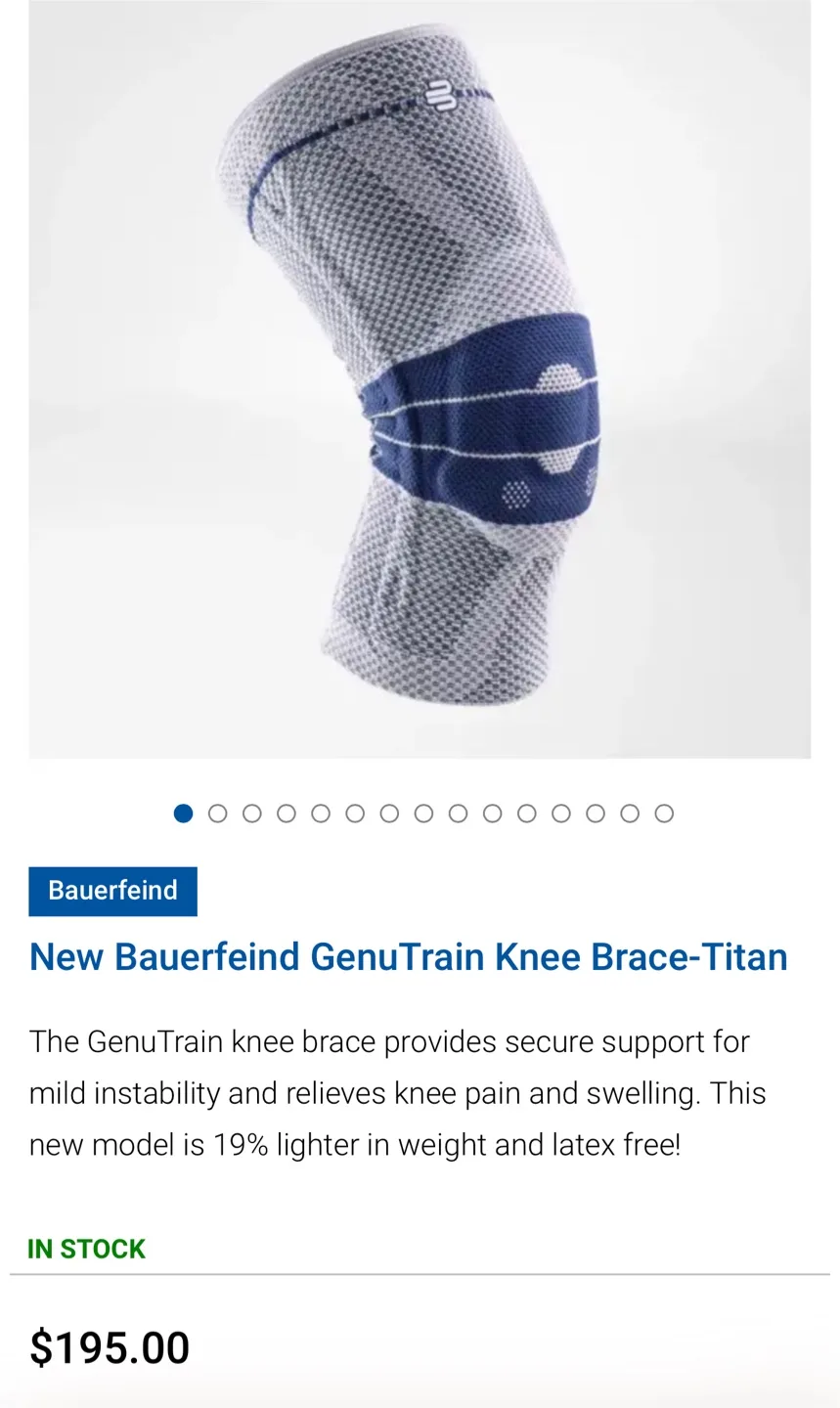 Brand new a pair of GenuTrain Knee Brace - Titan