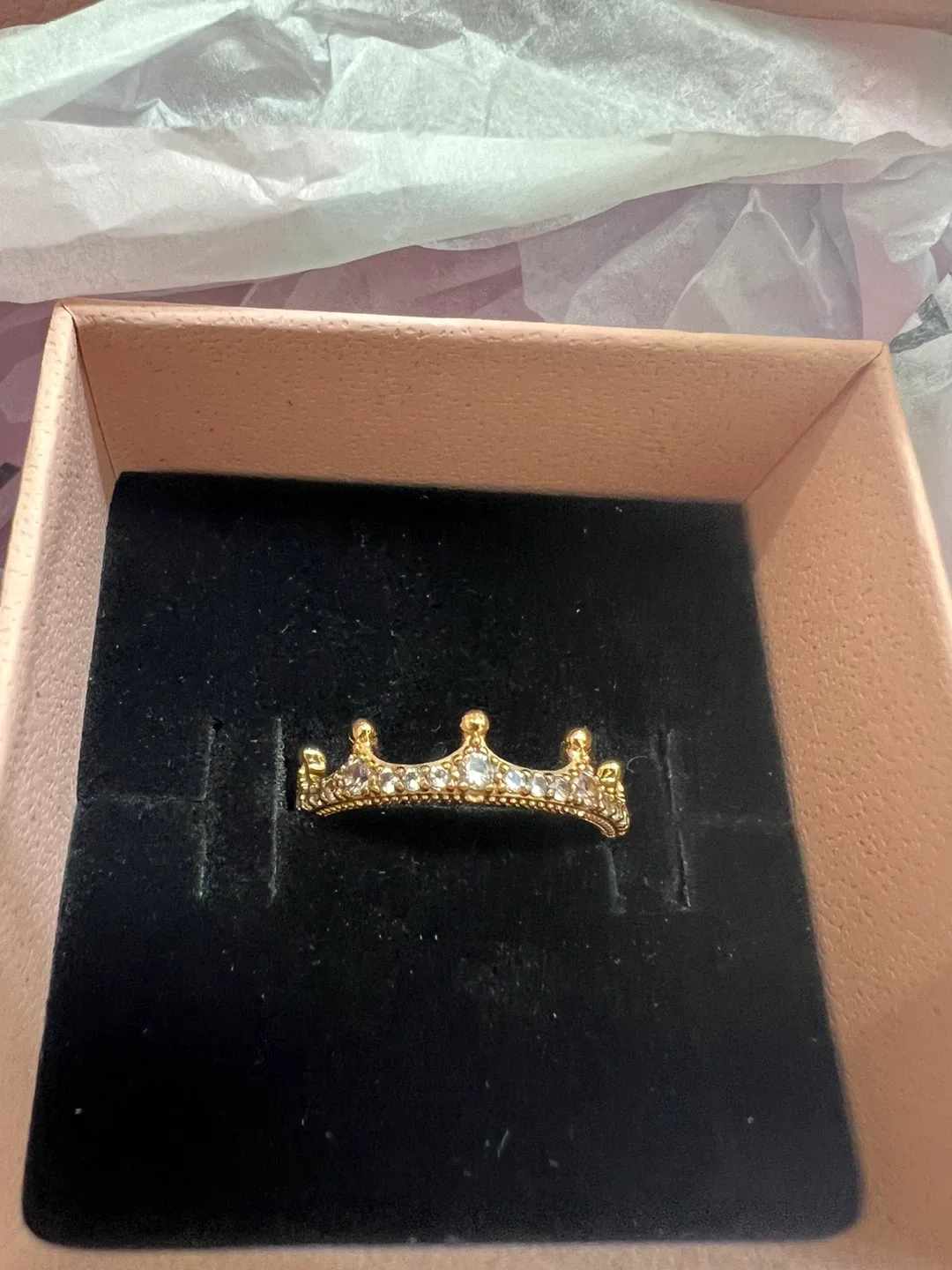 Pandora Crown Ring Gold image indicator(4)