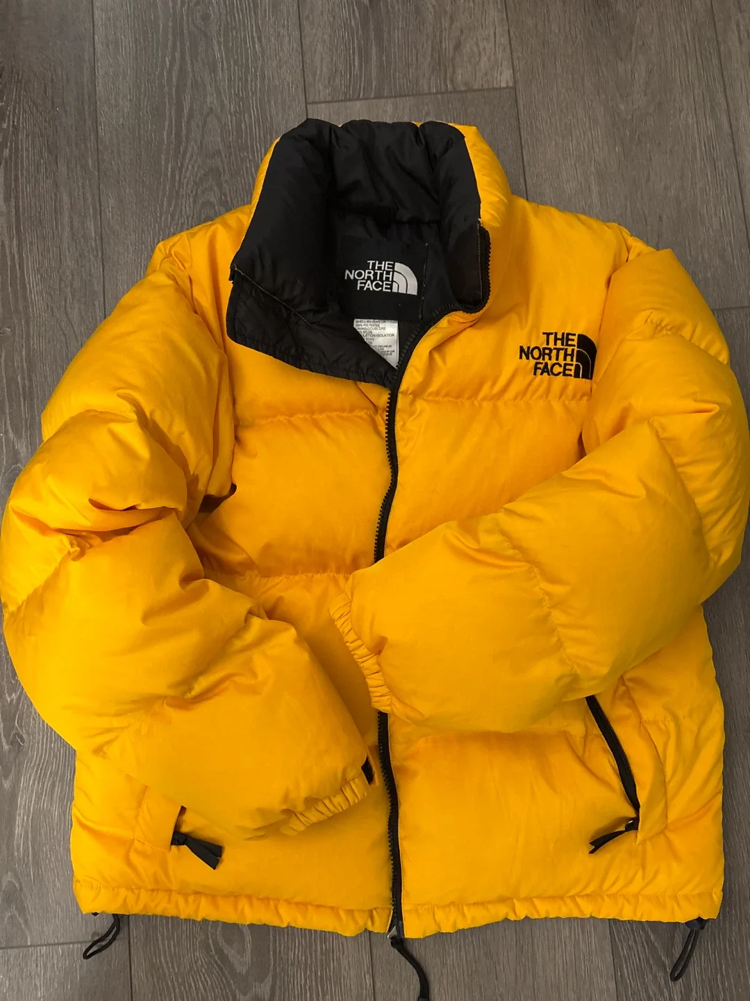 The North Face Goose Jacket - Yellow Size Medium